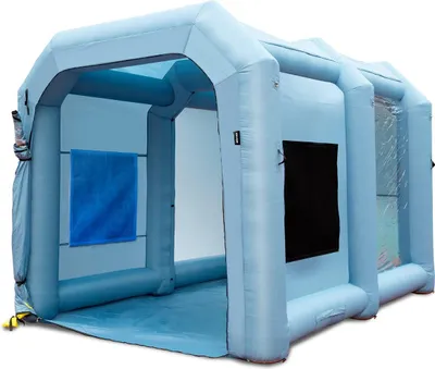 Immagine prodotto di Cabina di verniciatura gonfiabile per auto 13x10x9 piedi Sistema di filtraggio Ventilatore 950 W