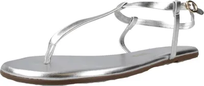 Produktbild von TKEES Zehentrenner Sandalen für Damen, Modell TKEMARIANA, Farbe Silber