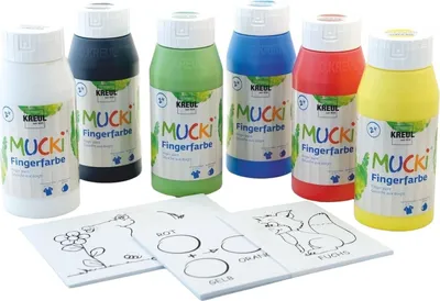 Zdjęcie produktu dla Kreul Powerpack Zestaw farb do malowania palcami
