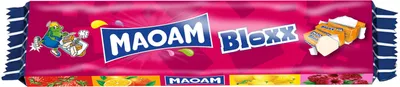 Obrázek produktu pro Haribo Maoam Bloxx žvýkací bonbóny, bonbóny, žvýkačky, žvýkací kostky, 10x5 žvýkacích bonbónů, 220g