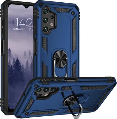 Produktbild von Armor Outdoor Handyhülle für Samsung Galaxy A13 Handy Panzer Case Cover Schutzhülle Farbe: Blau