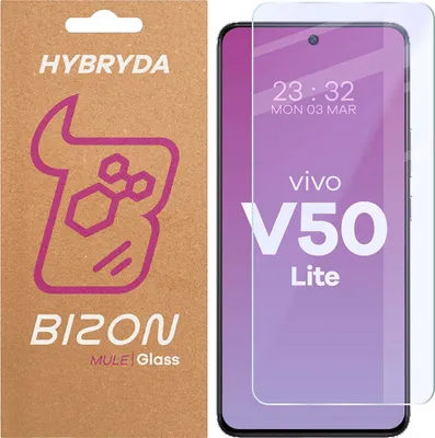 Produktbild von Flexibles Hybridglas für Vivo V50 Lite 4G/5G, Bizon Glass Mule