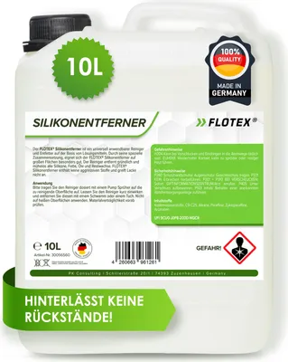 Produktbild von Flotex Silikonentferner, 10L Autolack Silikonreiniger Silikonreste Entfetter