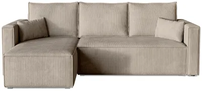 Produktbild von BroMARKT Ecksofa TOP Schlaffunktion Bettkasten L-Form Beige