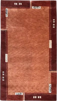 Produktbild von Teppich VENUS NEPAL - HANDGEKNÜPFT | Farbe: Terra; Größe: 200x200 cm | strapazierfähig und leicht zu reinigen | Wohnzimmer | Schlafzimmer