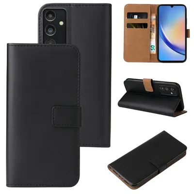 Produktbild von Handyhülle für Samsung Galaxy A34 5G Klapphülle Bookcase Flip Cover Hülle Handy Tasche Etui Farbe: Schwarz