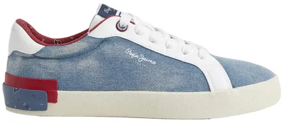 Produktbild von Pepe Jeans Kenton Denim Damen Canvas-Sneaker Hellblau (Factory Blue), PLS31442-560