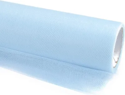 Produktbild von Uni-Tüll, blau, 30cm x 9m, 1 Stk.