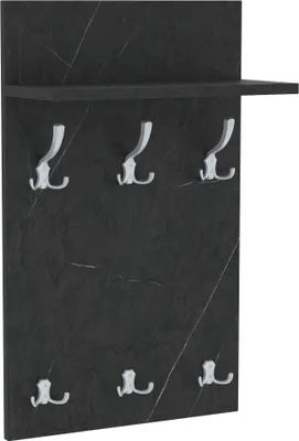 Obrázek produktu pro AKKE Stein Černý šatní panel Fosil MIDI - ALU háček ŠxV: 50x90 cm