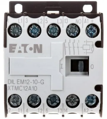 Imagen del producto de Eaton DILEM12-10-G(24VDC) - Contactor - - Blanco - IP20 - 45 mm - 52 mm - 58 mm