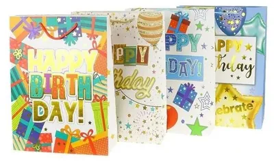 Produktbild von Geschenktüte 40 x 31 x 13 cm MIX – ADAR