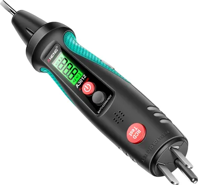Produktbild von ANENG A3012 Multifunktionaler Steckdosen-Stromkreisanalysator, AC/DC-Spannungspruefer, intelligenter Strompolaritaetsdetektor, Leckagetest-Tools