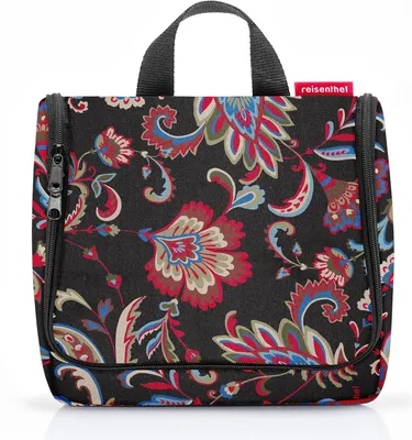 Image de reisenthel toiletbag, trousse de toilette, sac à cosmétiques, Paisley Black, 3 L, WH7064