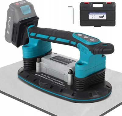 Zdjęcie produktu dla Makita 18 V przyssawka z 6-biegową regulacją 30 x 16 cm adsorpcja 250 kg