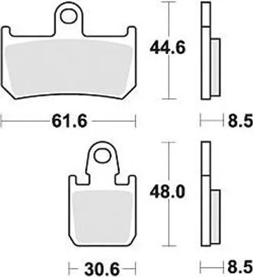 Image de TRW Bremsbelag "MCB 795"