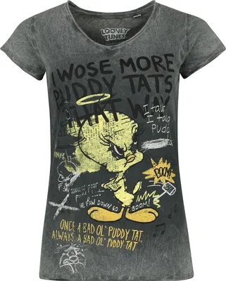 Produktbild von Looney Tunes T-Shirt Damen Tweety multicolor L