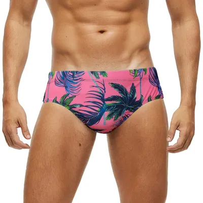 Immagine prodotto di Costume da bagno da uomo Arcweg, modello slip, vita bassa, con imbottitura removibile, elasticizzato