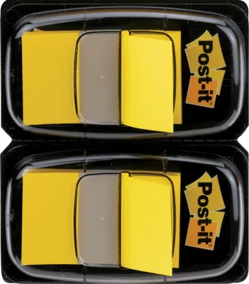 Produktbild von Post-it Haftstreifen Index Standard Maße: 25,4 x 43,2 mm (B x H) Farbe: gelb
