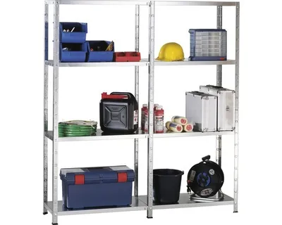 Obrázek produktu pro Kovový regál rozšiřovací Schulte 4514-V 1800x2000x500 mm, 8 polic, nosnost 680 kg, pozinkovaný