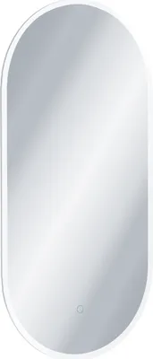 Zdjęcie produktu dla Lustro łazienkowe Lumiro 100x50 cm, owalne, LED z matą grzewczą, rama akrylowa