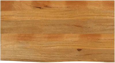 Produktbild von Tischplatte aus Massivholz mit Baumkante 100x60x2,5 cm