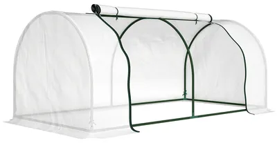 Obrázek produktu pro Zimní fóliový skleník s PE fólií | Barva: bílá | Rozměry: 100 x 200 x 80 cm