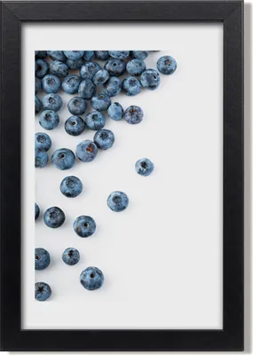 Produktbild von Bild 20x30 MDF-Rahmen, Wandkunst Blaubeeren