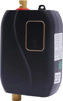 Obrázek produktu pro Elektrický ohřívač vody, okamžitý ohřev, nástěnný design, černý
