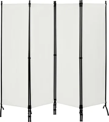 Immagine prodotto di Divisorio pieghevole a 4 pannelli - Per balcone, giardino, camera da letto e ufficio - Schermo indipendente per la privacy e la protezione solare - 224×182 cm