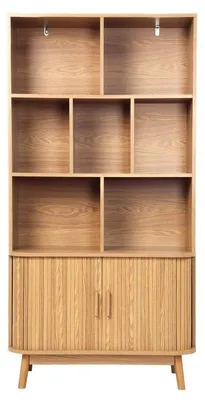 Immagine prodotto di Calicosy - Libreria con 2 ante scorrevoli H157,5 cm - ERNEST