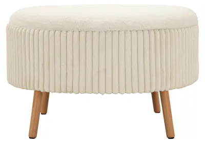 Obrázok produktu pre Stolička Goteborg 83 x 56 x 83 cm MDF Polyester Biela Hnedá