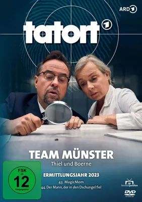 Produktbild von Tatort - Team Münster (Thiel & Boerne) - Ermittlungsjahr 2023 (43. MagicMom / 44. Der Mann, der in den Dschungel fiel)