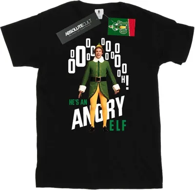 Produktbild von Elf - "Angry Elf" T-Shirt für Herren BI23642 (M) (Schwarz)