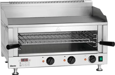 Immagine prodotto di Bartscher 6640, Nero, Acciaio inox, In piedi, Acciaio inox, 2 zone/zone, Acciaio, 560 x 400 mm
