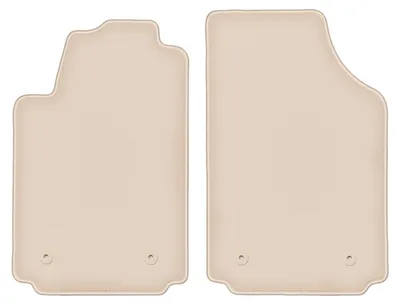 Produktbild von DURBAN Beige Velours-Fußmatten vorne für Audi A2 Schrägheck (2000-2005)