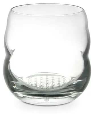Glas mit Blume des Lebens, Platina, 0,25 l, 8,5 cm
