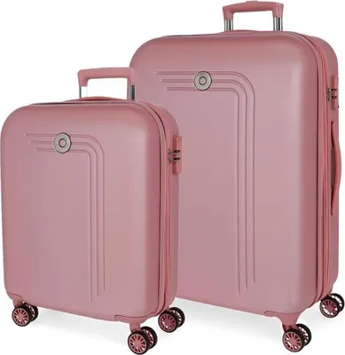 Produktbild von Movom Riga Pink, Set von Luxus-ABS-Reisekoffern 70cm/55cm, 5998965