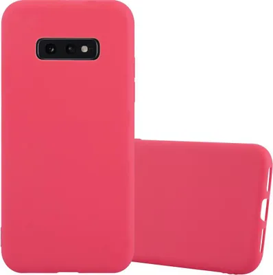 Produktbild von Cadorabo Hülle für Samsung Galaxy S10e Schutzhülle in Rot Handyhülle TPU Silikon Etui Case Cover