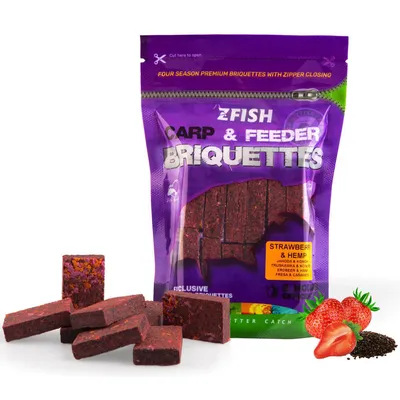 Obrázok produktu pre Zfish Jahodové a konopné brikety 220g