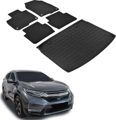 Obrázek produktu pro Sada Velurových Koberců a Vaničky do Kufru pro Honda CR-V 2018-2022