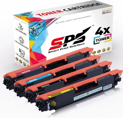 Produktbild von 4x Toners CF350A CF351A CF352A CF353A kompatibel für HP Laserjet Pro MFP M177FW
