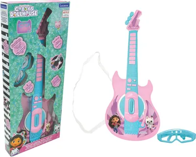Produktbild von Gabby’s Dollhouse Elektronische Leuchtgitarre mit Mikrofon-Brille