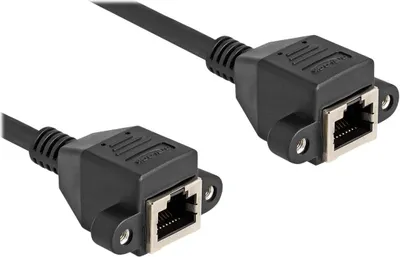 Obrázek produktu pro DELOCK RJ50 Verlängerungskabel Buchse zu Buchse S/FTP 0,5m