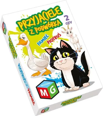Zdjęcie produktu dla MULTIGRA Piotruś i Pamięć: Gra karciana dla dzieci od 3 lat, 2 gry w 1