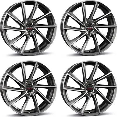 Produktbild von 4x Borbet Felge VTX graphite polished 8,0x18 ET38 5x115 4051665042801 VTX 80838115570,27GP kompatibel mit Opel Antara, Astra, Astra GTC, Astra Sports Tourer, Cascada, Insignia Country Tourer, Insignia Grand Sport, Insignia Sports Tourer, Zafira Tourer