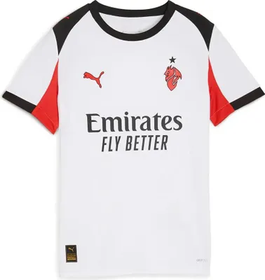 Produktbild von Puma Ac Milan 25/26 Replica Weg Junior-kurzarm-t-shirt Weiß 7-8 Years Jungen,Mädchen Weiß 7-8 Years
