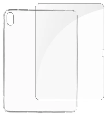 Produktbild von Avizar, 360° Schutz-Set (Hülle + Schutzfolie) für Apple iPad 10.9 2022, Transparent