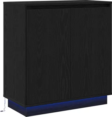 Obrázek produktu pro vidaXL Příborník vzhled černého dubu 71 x 34,5 x 75 cm materiál na bázi dřeva