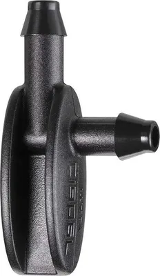 Image de Connecteur Pe Claber 1/4" coudé