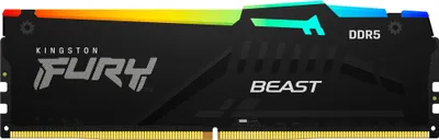 Produktbild von DDR5   8GB PC 6000 CL36 Kingston FURY Beast RGB retail
